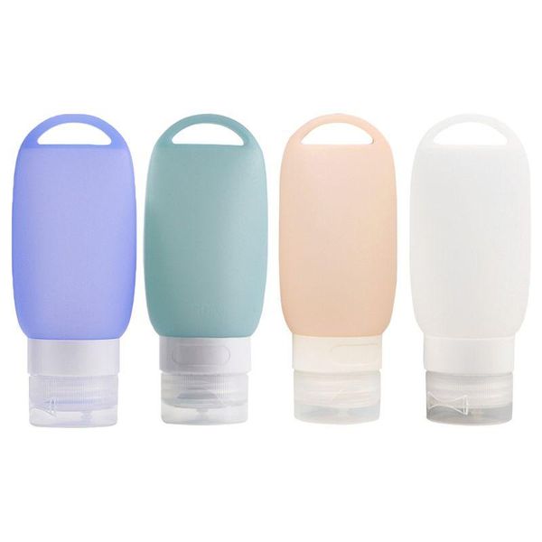 

storage bottles & jars 60ml shampoo lotion container tubes refillable dispenser silicone travel
