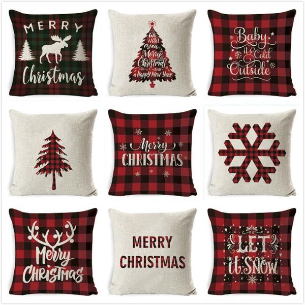 

cushion/decorative pillow cushion cover christmas sofa bed home decor lattice throw case funda cojin housse de coussin