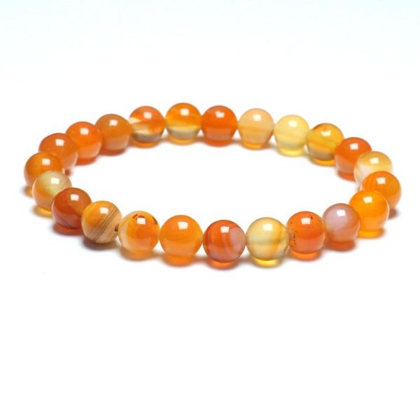 

beaded, strands fashion women's bracelet stone beads men natural striped agate stretch bracelets for women healing energy jewelry, Black