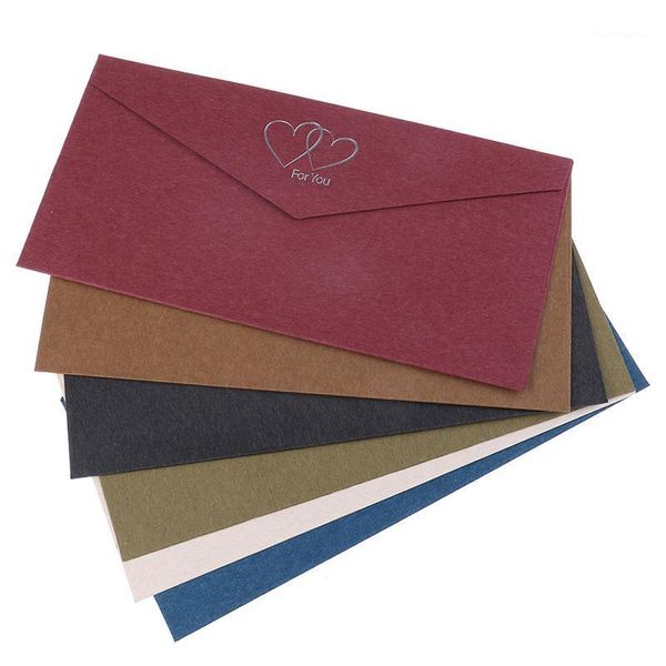 

gift wrap vintage stamping printing kraft paper envelopes for wedding letter invitation invitations1