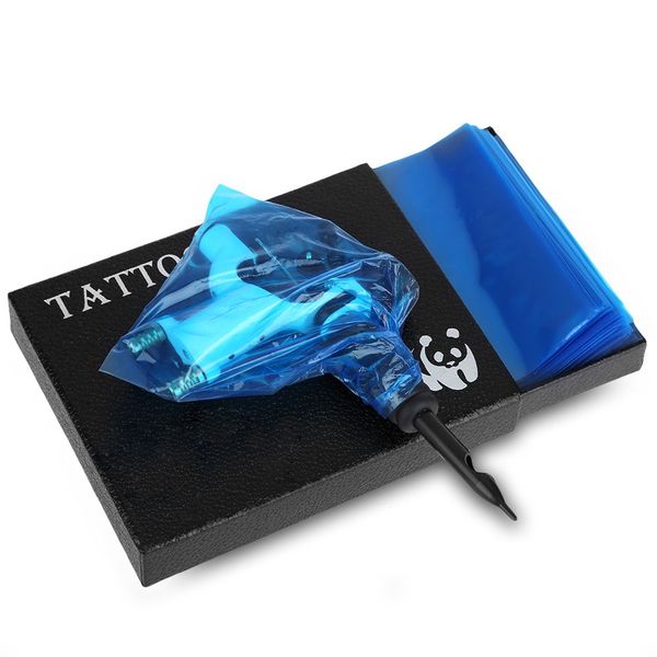 

200pcs plastic blue 2016 disposable tattoo machine bag cover supply new professional tattttoo accessory accessoire de tatoo