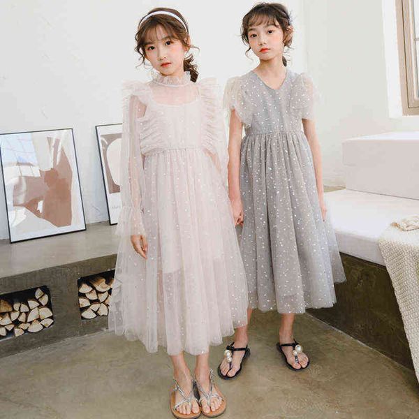 

4 to 16 y 2021 spring summer new stars fancy baby princess dress girls dress toddler maxi long dress kids lace dress,#5579 g1129, Red;yellow