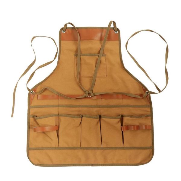 

aprons multifunctional tool apron woodworking durable goods heavy duty canvas work waterproof with pockets