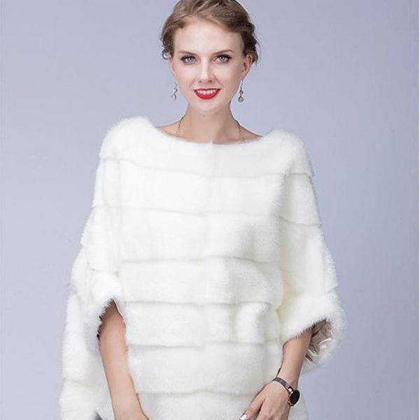 

women's fur & faux 2021 autumn and winter mink coat women's jacket natural large, Black