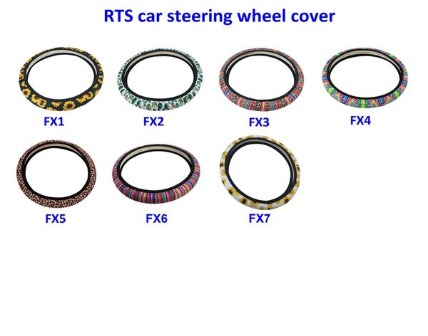 Неопреновая крышка рулевого колеса Подразнение Подсолнух Печатные Автомобильные Рукава Универсальные Рушиные Колеса Крышки Вечеринка Свадебная Подушка Протектор YFA2696