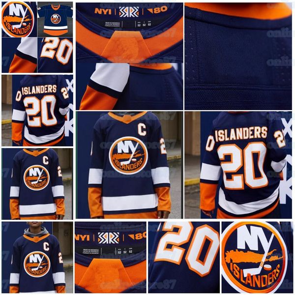 

woman new york islanders 2021 reverse retro jerseys brock nelson jean-gabriel pageau mathew barzal robin lee casey cizikas bailey martin, Black