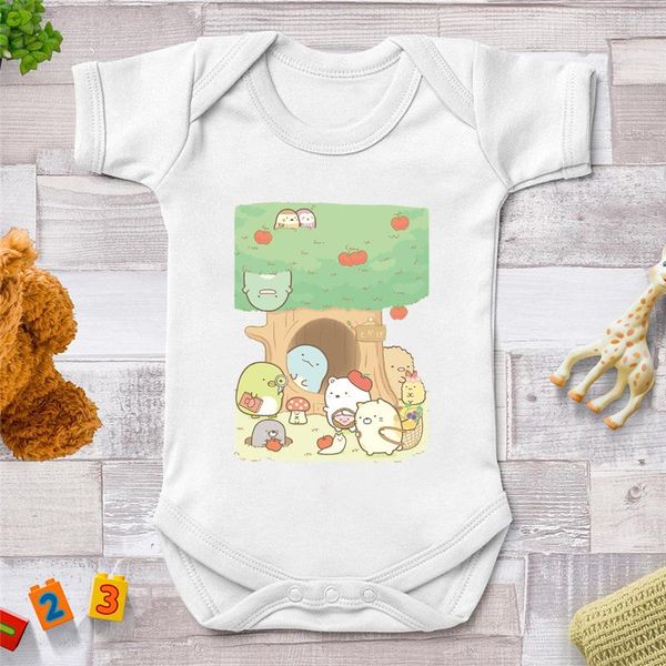 

rompers cute sushi cartoon clothes harajuku fashion romper born cozy boys girls short sleeve jumpsuit baby white outfits, Blue