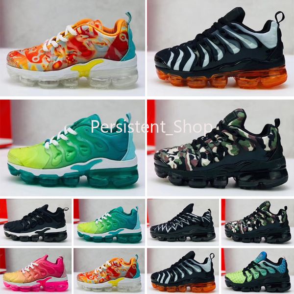 

2021 new plus tn children's running shoes speed red blue white shark baby toddlers kids boys girls sneakers trainers 24-35, White;red