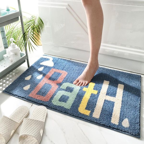 

carpets bathroom mat superfine fiber bath mechanical wash home doormat toilet rug bathtub floor