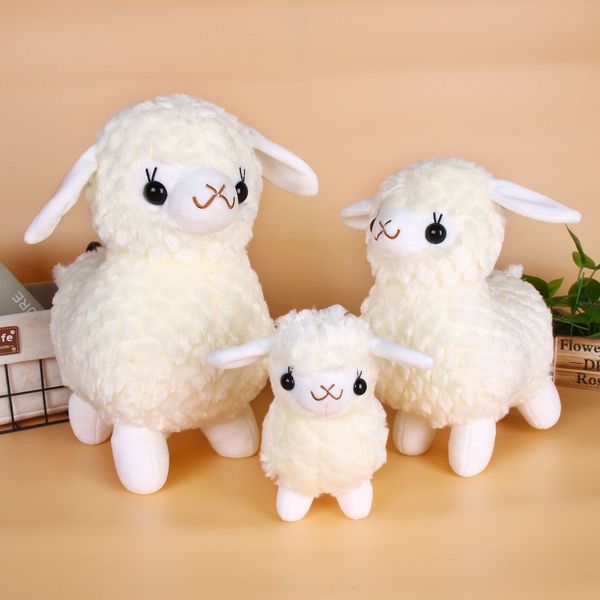 

soft cute lamb plush toy alpaca doll cartoon sheep sleeping pillow