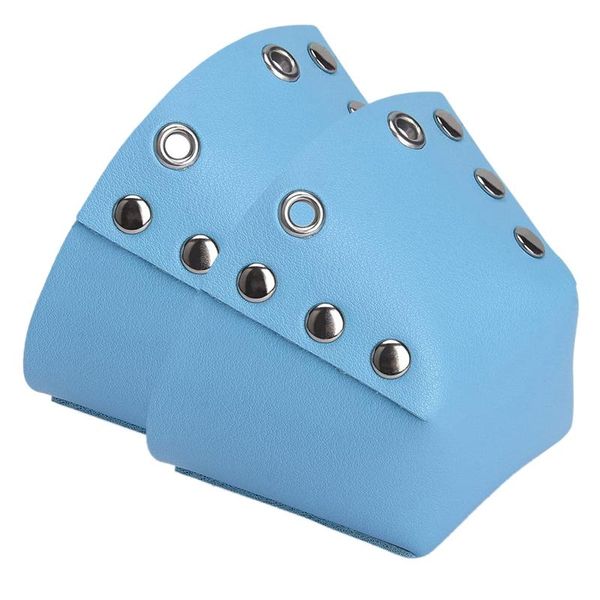 

elbow & knee pads 1 pair roller skate toe caps pu leather guards for skates cap protective, Black;gray