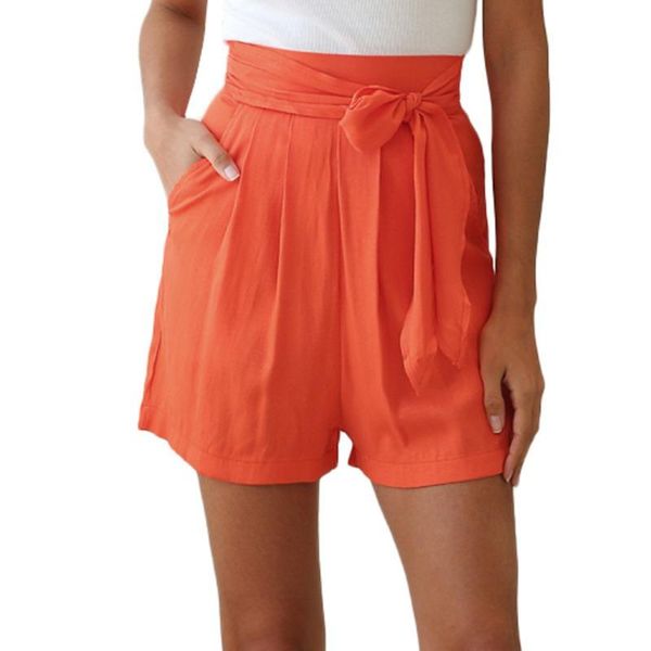 

women's shorts women summer high waist retro straps loose hairs, White;black