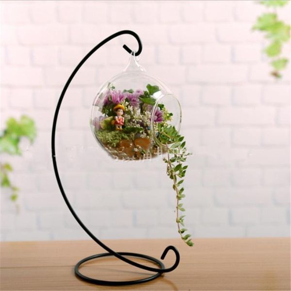 

planters & pots creative clear hanging ball glass flowerpot office garden decoration flower planter vase terrarium container landscape bottl