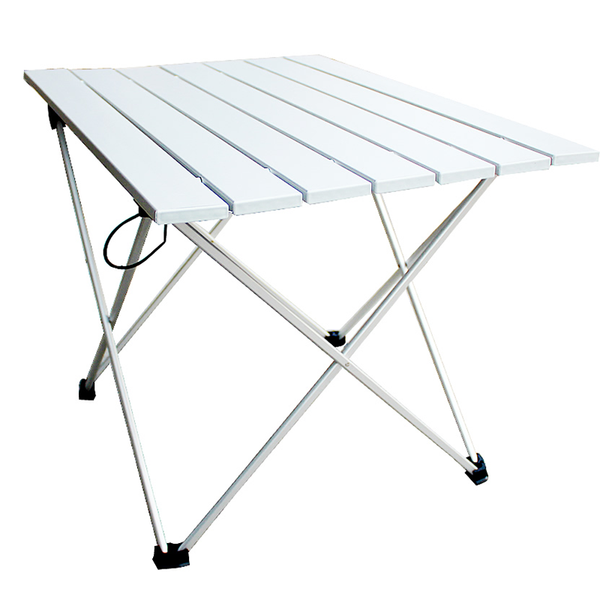 

lightweight aluminum folding table, portable camp table, outdoor picnic camping backpacking beach patio