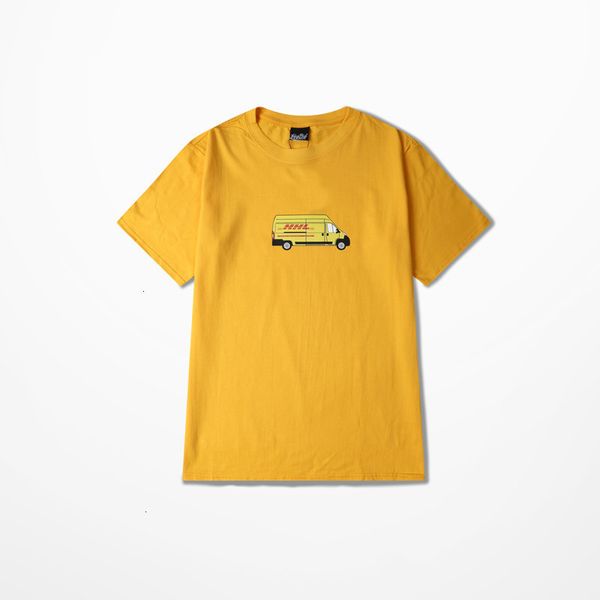 

2021 brand summer paris fashion air skateboard dhl shirts of women manga short cotton yellow letter t 1xhg, White