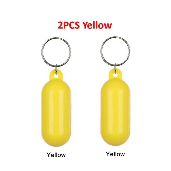 

accessories 2.5cm floating keychain 2pcs buoyant key ring high visibility marine water