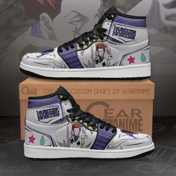 

customization hisoka sneakers election arc hunter x hunter anime shoes