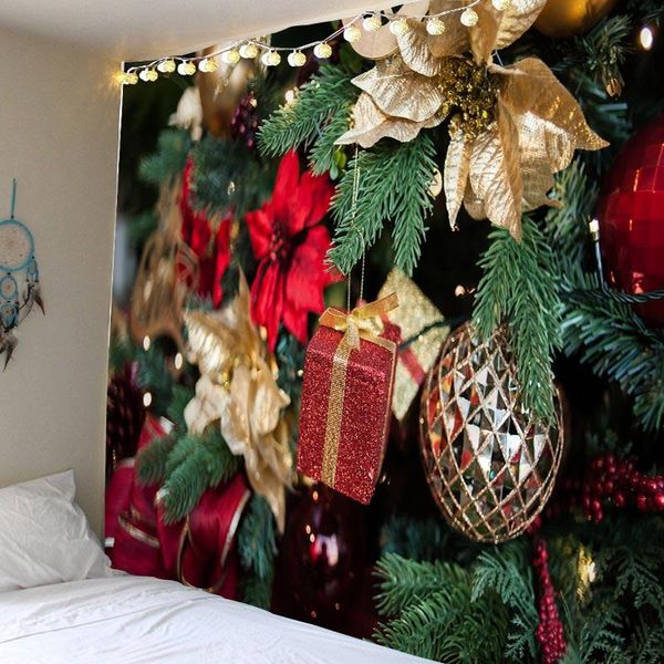 

tapestries tapestry christmas wall hanging tree home deco gift print large size