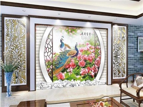 

wallpapers custom size 3d po wallpaper livingroom mural forest lavender river scenery painting sofa tv background for walls