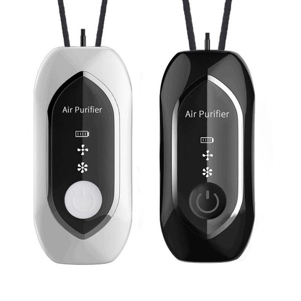 

air purifiers 2pack purifier portable, personal necklace usb rechargeable cleaner, mini ionic wearable