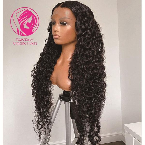 

lace wigs curly human hair front wig for black women 13x4/13x6 frontal malaysian remy long with baby hairs 150% 180%, Black;brown
