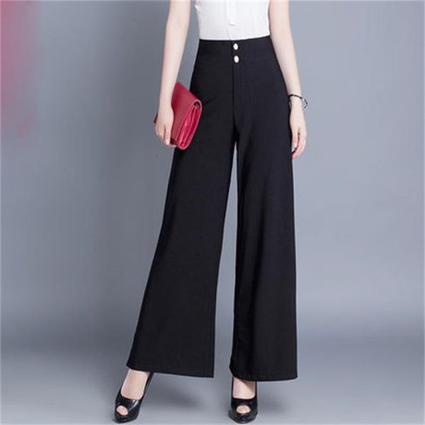 

spring fashion and summer thin section women's work straight legs trendy pants v929, Black;white