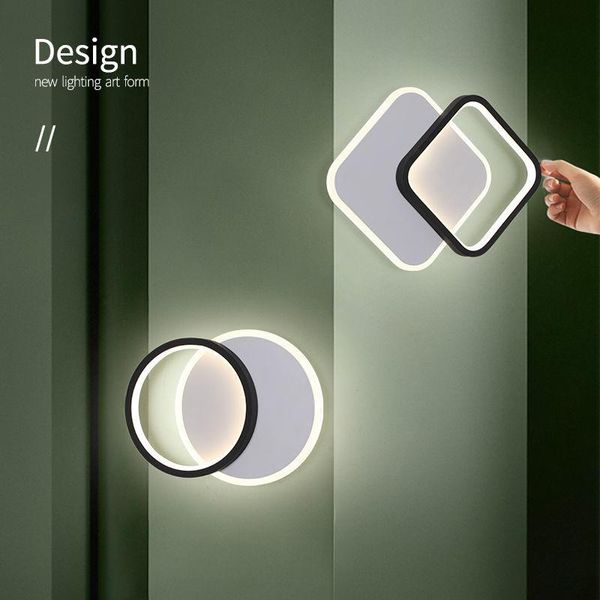 

wall lamp bedside bedroom aisle corridor foyer into the doorway entrance simple modern living room background lamps