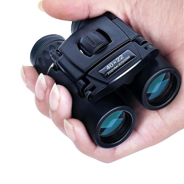 

outdoor gadgets 40x22 hd powerful binoculars 2000m long range folding mini telescope bak4 fmc optics for hunting sports camping travel