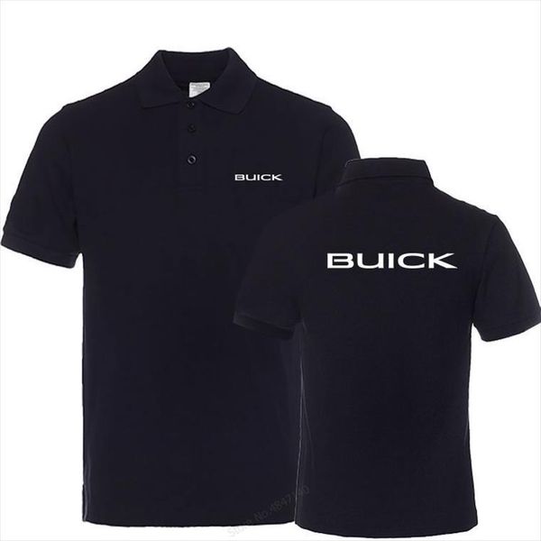 

cotton summer turn down buick mens polo shirt short sleeve 3xl men clothes, White;black