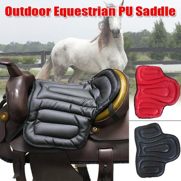 

camp furniture outdoor equestrian pu saddle pad breathable seat cushion horse riding padded