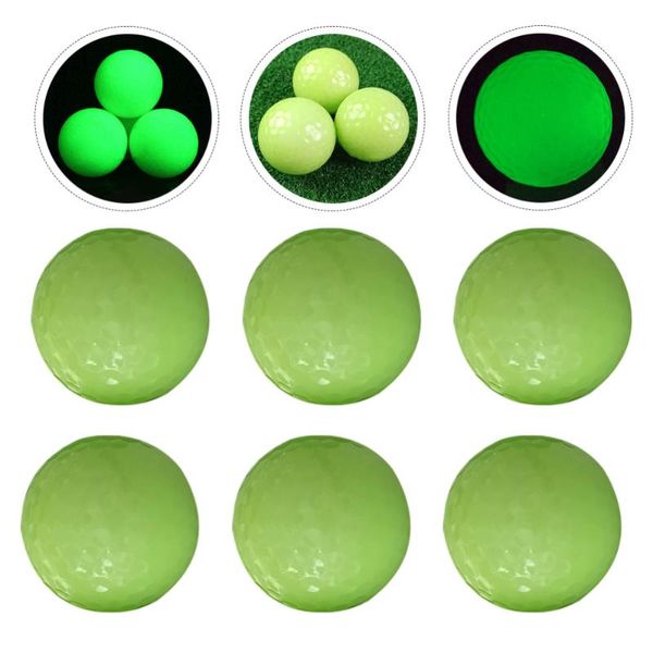 

golf balls 6pcs luminous automatic fluorescent toys sport playthings