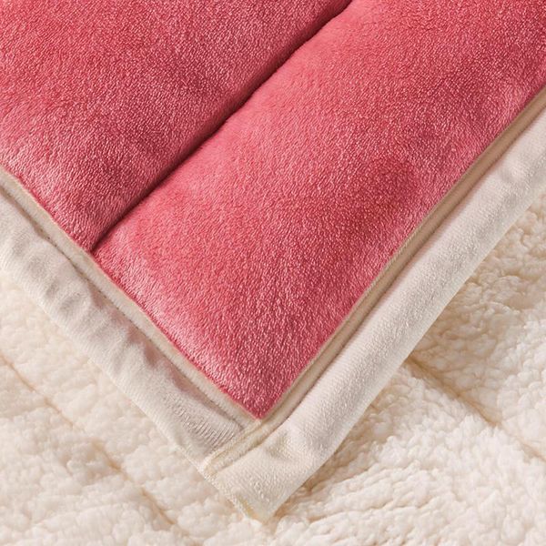 

blankets mmermind 3 layers quilted solid fleece and throws thick warm winter blanket super soft duvet comforter luxury