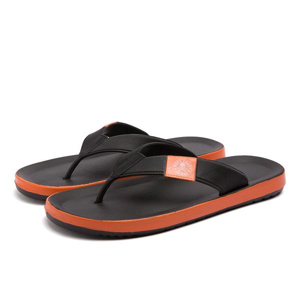 

slippers men beach slipper outdoor casual flip-flop leisure slides 2021 summer for man comofortable insole male wholesale shoes, Black