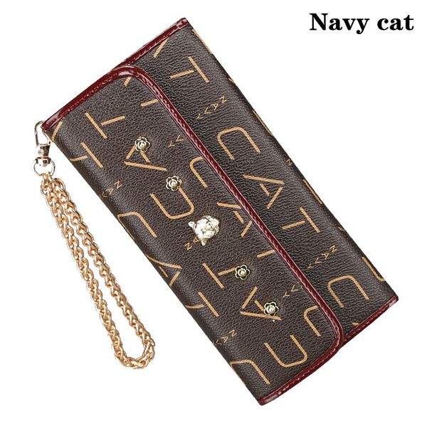 

wallet women's mid long in 2021, Red;black