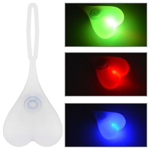 

bicycle lights led tail lamp bike back rear light cycling heart ball waterproof parts