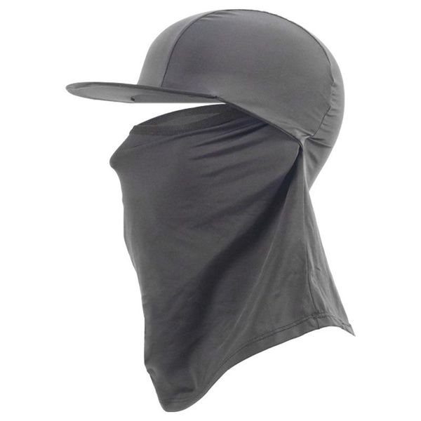 Bisiklet Kapakları Maskeler Yaz Buz İpek Güneş Kotan Sihirli Başkars Erkekler ve Kadınlar Binicilik Boyun Kapağı Şapka ile Serin Maske Brim Headcover