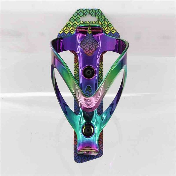 

odi bicycle kettle vacuum electroplating camouflage pc cup holder outdoor riding equipment ultra light 28g2021