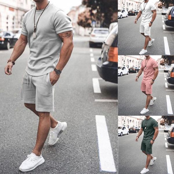 

men's tracksuits 2021 sportswear suits gym tights training clothes workout jogging sports set running rashguard tracksuit for men, Gray