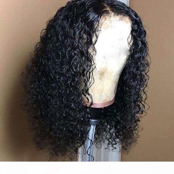 

wet and wavy human hair wigs for black women glueless virgin brazilian pre plucked long wavy full lace human hair wig cheap, Black;brown
