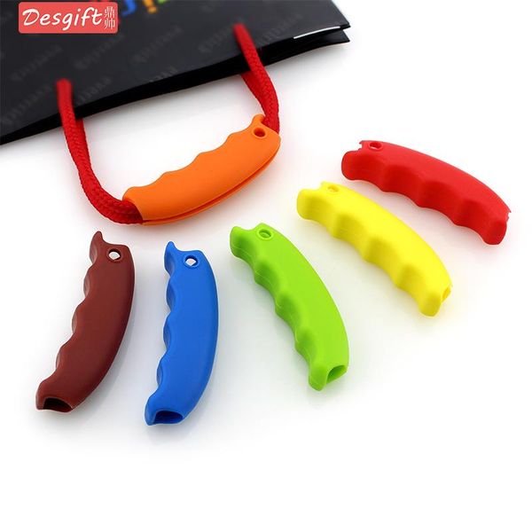 

comfortable portable silicone mention dish for shopping bag convenient bag hanging mention dish kitchen save effort tool gadget cfvt0343