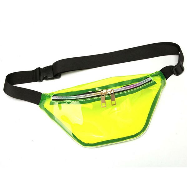 

sequin women laser waist bag fanny pack running zip belt money pouch holiday bag