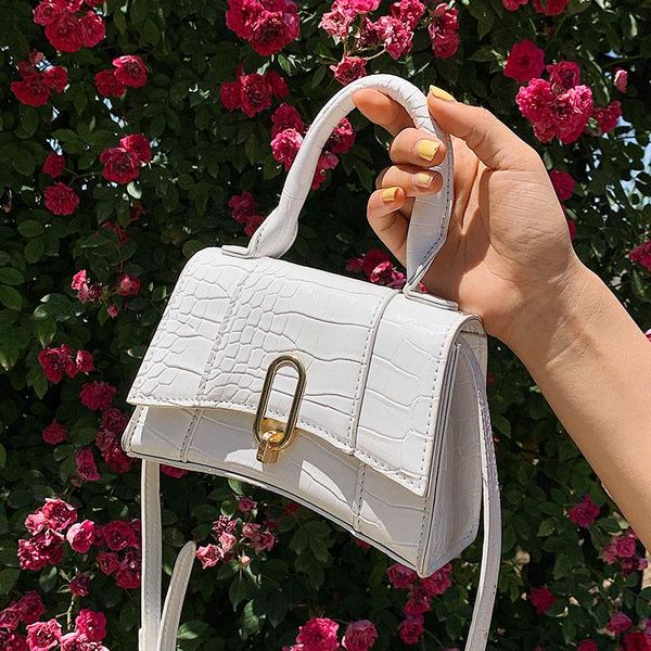 

shoulder bags small vintage retro female pu leather messenger girls ladies alligator crossbody bag crocodile women handbags