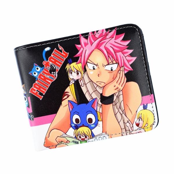 

arrival fairy tail wallet cartoon short purse for young coin, Red;black