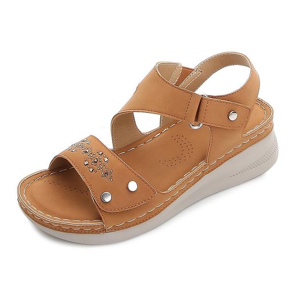 

sandals women's outdoor beach slippers 2021 women sweet soft-slip non-slip foam sole durable, Black