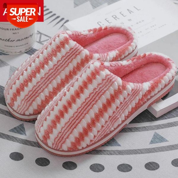 

asifn women winter fur slippers home floral stripes cute warm faux fur ladies slides indoor bedroom flats men zapatos de mujer #fv5l, Black