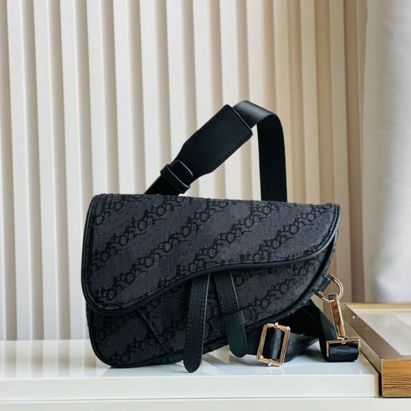 

mini saddle bag mens and womens shoulder bag leather chest bags designer wallet messenger backpack coin purse