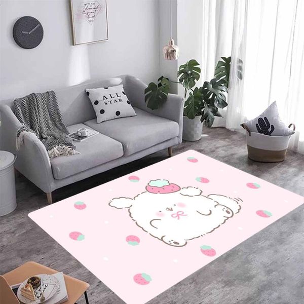 

carpets small animals 3d print carpet square anti-skid area floor mat rug non-slip dining room living soft bedroom s38