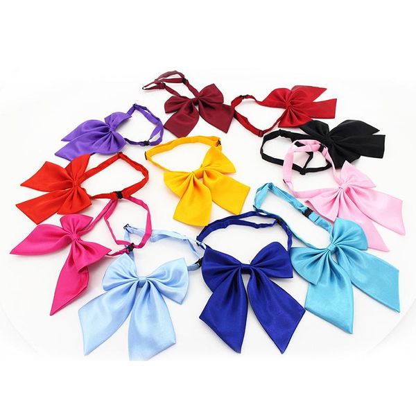 

neck ties 5 pc women commercial butterfly bow tie silk soft classic necktie adjustable cravat proms party, Blue;purple