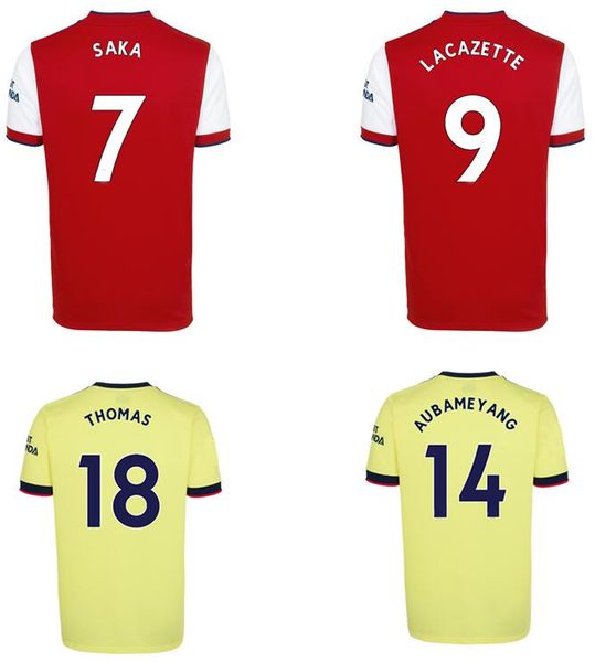

fans player version arsen soccer jersey 21 22 gunners white thomas pepe saka tierney henry willian smith rowe 2021 2022 football shirt kid, Black;yellow