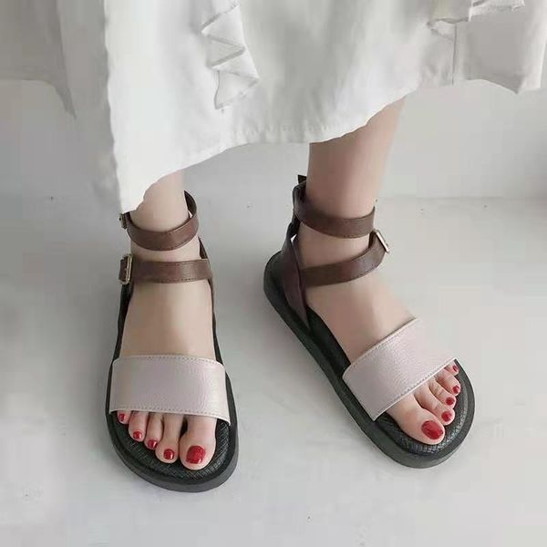 

sandals 2021 summer cute flower shoes woman girls flat beach sandalias ladies sandalia feminina, Black